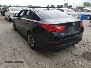 2015 Kia Optima SXL Turbo with VIN 5XXGR4A64FG365125, listed as a Copart auction lot 48464265 with Not Provided miles and Non Repairable. Bid and sale history available at carsss.com. Image 3.