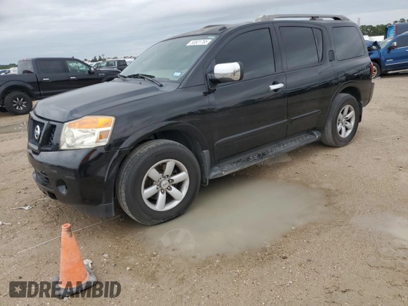 2011 Nissan Armada SV with VIN 5N1BA0ND6BN606602, listed as a Copart auction lot 50801765 with 198,994 mi miles and Salvage Title. Bid and sale history available at DreamBid. Image 1.