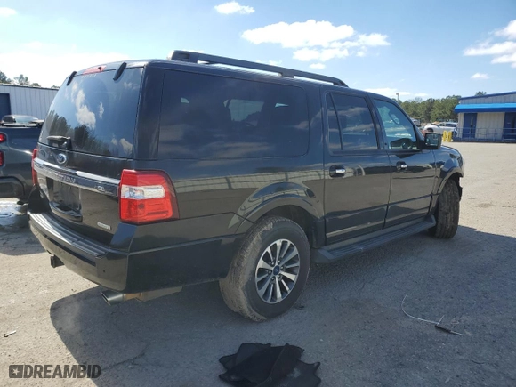 2015 Ford Expedition EL XLT with VIN 1FMJK1HT2FEF23837, listed as a Copart auction lot 45895415 with 156,641 mi miles and Salvage Title. Bid and sale history available at carsss.com. Image 3.