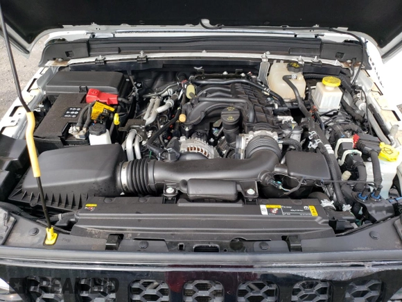 2021 Jeep Gladiator Sport S with VIN 1C6HJTAG9ML617423, listed as a Copart auction lot 56595205 with 13,250 mi miles and Salvage title. Bid and sale history available at DreamBid. Image 12.