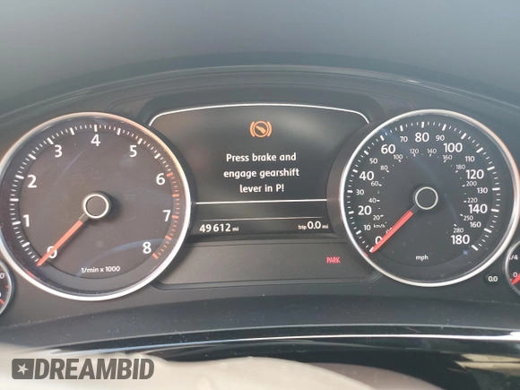 2016 Volkswagen Touareg Sport z VIN WVGEF9BP3GD008823, wystawiony jako Copart lot #56838985 z przebiegiem 49 612 mil mil oraz Nie do naprawy • Non repairable. Historia ofert i sprzedaży dostępna na DreamBid. Obrazek 9.