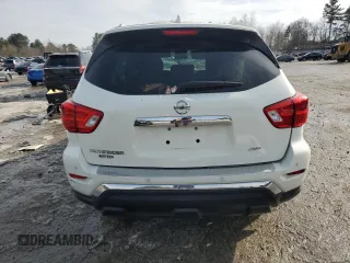 2020 Nissan Pathfinder S with VIN 5N1DR2AM0LC644004, listed as a Copart auction lot 46445495 with 36,857 mi miles and Salvage Title. Bid and sale history available at carsss.com. Image 6.