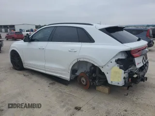 2021 Audi RS Q8 z VIN WU1ARAF17MD041128, wystawiony jako Copart lot #56199784 z przebiegiem 32 829 mil mil oraz . Historia ofert i sprzedaży dostępna na DreamBid. Obrazek 2.