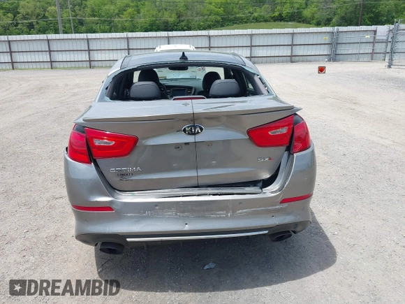 2015 Kia Optima SX Turbo with VIN 5XXGR4A62FG479575, listed as a IAAI auction lot 42357939 with 62,589 mi miles and . Bid and sale history available at DreamBid. Image 16.