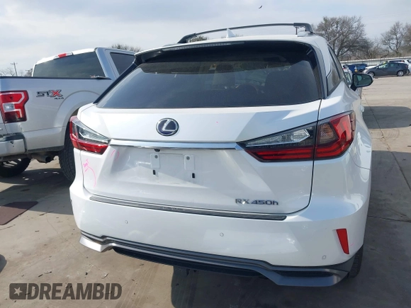 2017 Lexus RX with VIN 2T2BGMCA6HC019097, listed as a IAAI auction lot 41593480 with 58,090 mi miles. Bid and sale history available at carsss.com. Image 17.