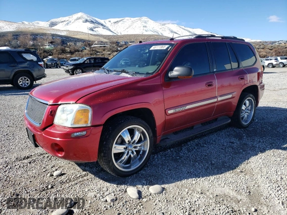 2004 GMC Envoy SLT with VIN 1GKDT13S242417226, listed as a Copart auction lot 46111865 with 375,450 mi miles and Salvage Title. Bid and sale history available at DreamBid. Image 1.