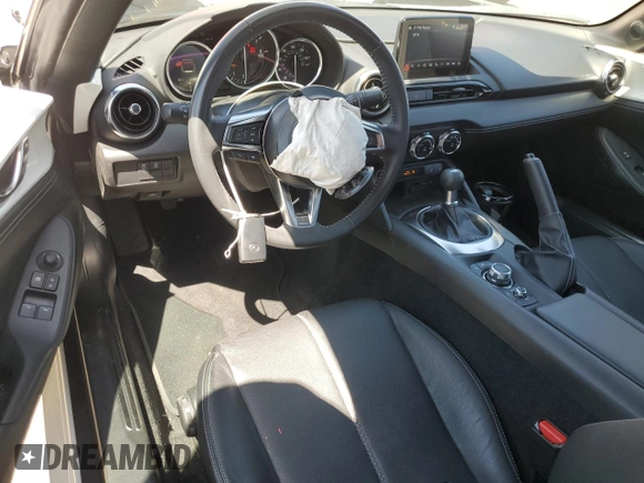 2021 Mazda MX-5 Miata Grand Touring with VIN JM1NDAD77M0459510, listed as a Copart auction lot 68654874 with 39,657 mi miles and Salvage title. Bid and sale history available at DreamBid. Image 8.
