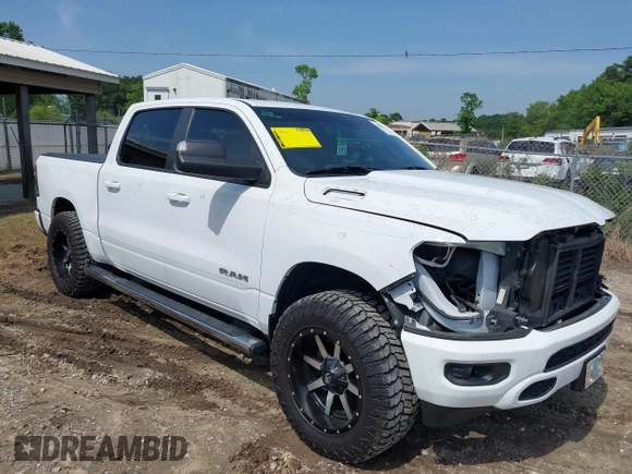 2019 Ram 1500 Big Horn with VIN 1C6SRFFT4KN649669, listed as a IAAI auction lot 42260131 with 85,009 mi miles and . Bid and sale history available at DreamBid. Image 1.