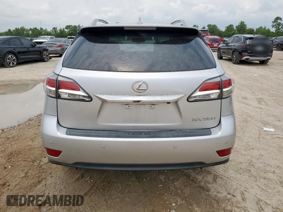 2015 Lexus RX 350 with VIN 2T2ZK1BA1FC165398, listed as a Copart auction lot 59150105 with 129,911 mi miles and Salvage title. Bid and sale history available at DreamBid. Image 6.