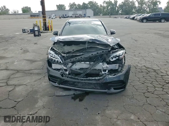 2020 Mercedes-Benz C 300 with VIN W1KWF8DBXLR592547, listed as a Copart auction lot 59551835 with 73,047 mi miles and Salvage title. Bid and sale history available at DreamBid. Image 14.