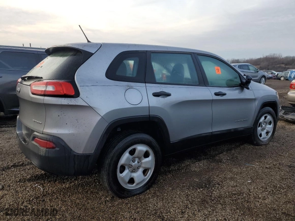 2016 Jeep Cherokee Sport with VIN 1C4PJMAB9GW251450, listed as a Copart auction lot 84014414 with 45,485 mi miles and Salvage Title. Bid and sale history available at carsss.com. Image 3.