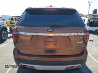 2017 Ford Explorer XLT with VIN 1FM5K7DH9HGA60625, listed as a Copart auction lot 46456765 with 91,824 mi miles and Salvage Title. Bid and sale history available at carsss.com. Image 6.
