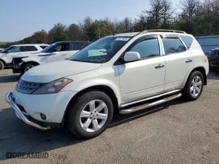 2007 Nissan Murano S with VIN JN8AZ08W07W663891, listed as a Copart auction lot 67211624 with 121,542 mi miles and Non Repairable. Bid and sale history available at carsss.com. Image 1.