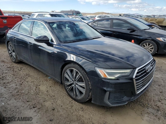 2019 Audi A6 Premium Plus with VIN WAUL2AF27KN114411, listed as a Copart auction lot 48115675 with 96,934 mi miles and Clean Title. Bid and sale history available at carsss.com. Image 4.