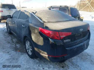 2013 Kia Optima LX with VIN 5XXGM4A74DG247080, listed as a IAAI auction lot 41345841 with 242,466 mi miles. Bid and sale history available at carsss.com. Image 3.