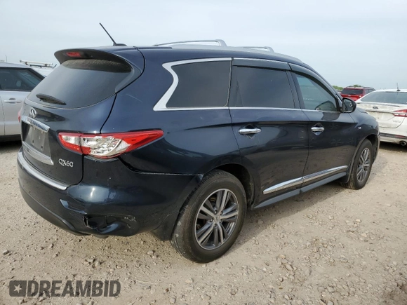 2015 Infiniti QX60 with VIN 5N1AL0MM4FC531245, listed as a Copart auction lot 49569695 with 205,253 mi miles and Salvage title. Bid and sale history available at DreamBid. Image 3.