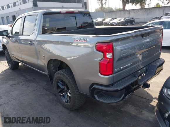2020 Chevrolet Silverado 1500 LT Trail Boss with VIN 3GCPYFED9LG237690, listed as a IAAI auction lot 41470921 with 19,181 mi miles. Bid and sale history available at carsss.com. Image 3.