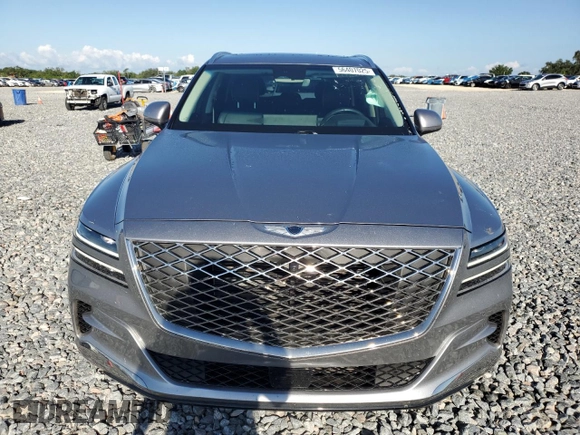 2023 Genesis GV80 with VIN KMUHBDSB9PU123492, listed as a Copart auction lot 56407025 with 43,197 mi miles and Salvage title. Bid and sale history available at DreamBid. Image 5.