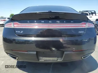 2013 Lincoln MKZ Hybrid with VIN 3LN6L2LU1DR808323, listed as a Copart auction lot 58077725 with 128,837 mi miles and Salvage title. Bid and sale history available at DreamBid. Image 6.