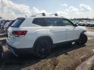 2018 Volkswagen Atlas SEL z VIN 1V2MR2CA4JC595070, wystawiony jako Copart lot #60683785 z przebiegiem 129 540 mil mil oraz Szkoda całkowita • Salvage title. Historia ofert i sprzedaży dostępna na DreamBid. Obrazek 3.