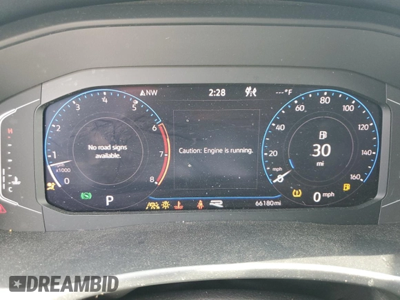 2021 Volkswagen Atlas SEL Premium R-Line with VIN 1V2FE2CA3MC206055, listed as a Copart auction lot 60788985 with 66,180 mi miles and Salvage title. Bid and sale history available at DreamBid. Image 9.