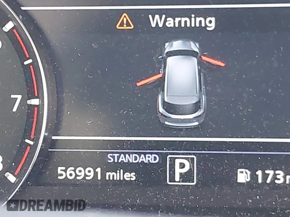 2020 Infiniti QX50 Luxe with VIN 3PCAJ5M12LF117067, listed as a IAAI auction lot 41172977 with 56,991 mi miles and . Bid and sale history available at DreamBid. Image 16.