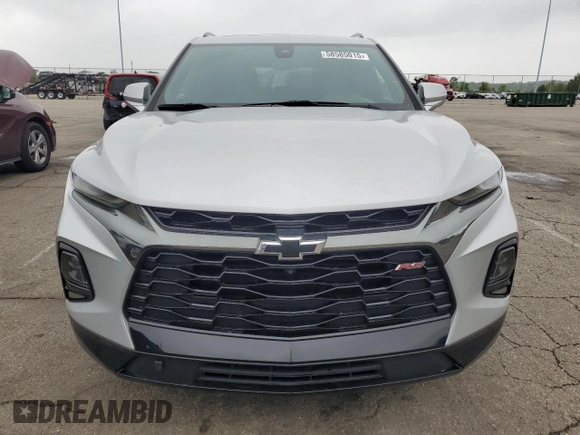 2022 Chevrolet Blazer RS с VIN 3GNKBKRSXNS159571, выставлен на аукционе Copart как лот 58585015 с пробегом 33 289 миль миль и Списание • Salvage title. История ставок и продаж доступна на DreamBid. Изображение 5.