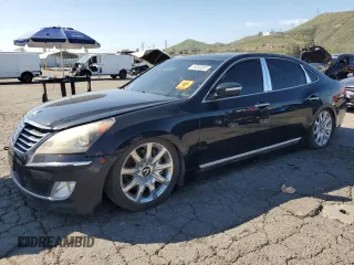 2012 Hyundai Equus Signature with VIN KMHGH4JH7CU045352, listed as a Copart auction lot 50093055 with 157,338 mi miles and Clean Title. Bid and sale history available at DreamBid. Image 1.
