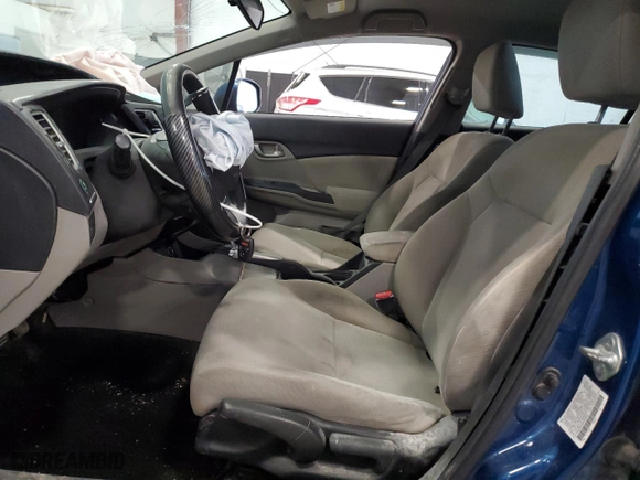 2013 Honda Civic Sdn LX with VIN 2HGFB2F53DH539959, listed as a Copart auction lot 54002965 with 161,935 mi miles and Clean Title. Bid and sale history available at carsss.com. Image 7.