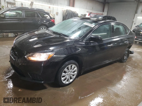 2017 Nissan Sentra S with VIN 3N1AB7AP5HY391072, listed as a Copart auction lot 51464465 with 151,084 mi miles and Salvage Title. Bid and sale history available at carsss.com. Image 1.