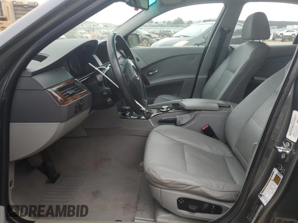2006 BMW 5 Series 530i with VIN WBANE73556CM32238, listed as a Copart auction lot 46550915 with 210,283 mi miles and Clean Title. Bid and sale history available at carsss.com. Image 7.
