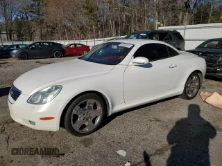 2004 Lexus SC with VIN JTHFN48Y440053107, listed as a Copart auction lot 46155525 with 223,220 mi miles and Clean Title. Bid and sale history available at carsss.com. Image 1.