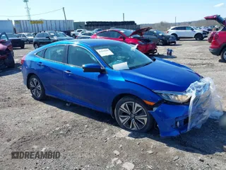 2017 Honda Civic Sedan EX-T with VIN 19XFC1F32HE207503, listed as a IAAI auction lot 41942040 with 60,983 mi miles. Bid and sale history available at carsss.com. Image 1.