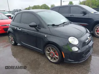 2012 FIAT 500 Abarth z VIN 3C3CFFFH9CT360049, wystawiony jako IAAI lot #42319565 z przebiegiem 163 888 mil mil oraz . Historia ofert i sprzedaży dostępna na DreamBid. Obrazek 1.