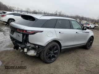 2019 Land Rover Range Rover Velar S with VIN SALYB2FVXKA221154, listed as a Copart auction lot 42615465 with 56,435 mi miles and Salvage title. Bid and sale history available at DreamBid. Image 3.