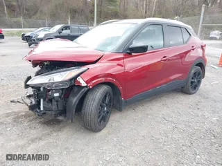 2021 Nissan Kicks SV with VIN 3N1CP5CV2ML534626, listed as a IAAI auction lot 41878089 with 36,606 mi miles. Bid and sale history available at carsss.com. Image 2.