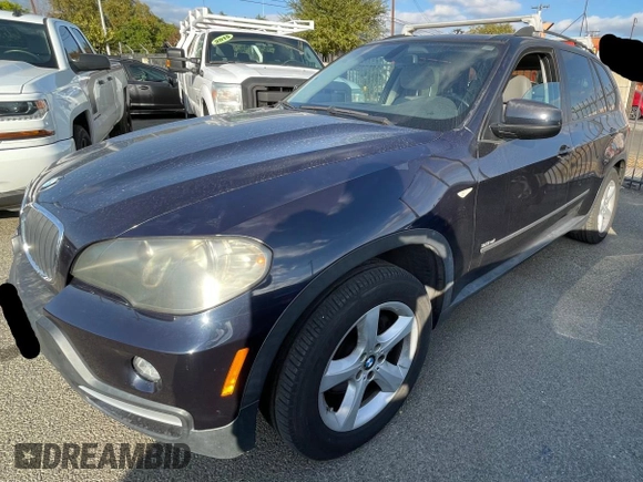 2008 BMW X5 3.0si with VIN 5UXFE43548L007391, listed as a Copart auction lot 50447585 with 60,922 mi miles and Clean Title. Bid and sale history available at carsss.com. Image 2.