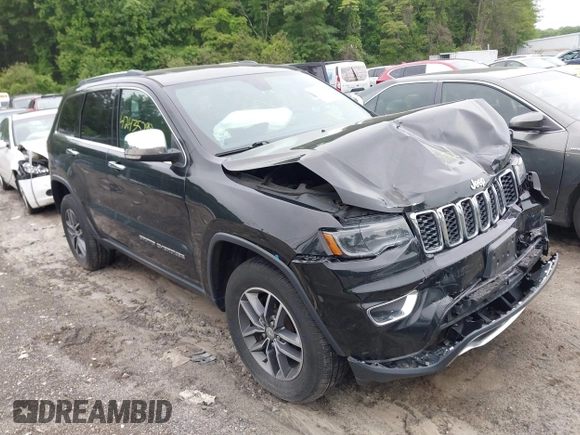 2017 Jeep Grand Cherokee Limited with VIN 1C4RJFBG2HC631635, listed as a IAAI auction lot 42435298 with 119,929 mi miles and . Bid and sale history available at DreamBid. Image 1.