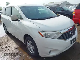 2013 Nissan Quest LE z VIN JN8AE2KP3D9070058, wystawiony jako IAAI lot #42174495 z przebiegiem 112 565 mil mil oraz . Historia ofert i sprzedaży dostępna na DreamBid. Obrazek 1.