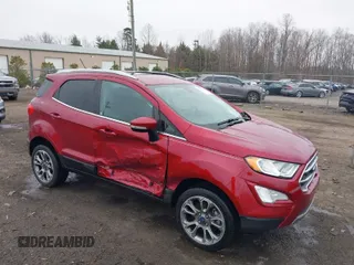 2019 Ford EcoSport Titanium with VIN MAJ6S3KL5KC252573, listed as a IAAI auction lot 41766186 with 42,638 mi miles and . Bid and sale history available at DreamBid. Image 1.