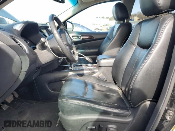 2016 Nissan Pathfinder SV with VIN 5N1AR2MM2GC643618, listed as a Copart auction lot 45000705 with 166,354 mi miles and Salvage Title. Bid and sale history available at carsss.com. Image 7.