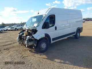 2024 Ram ProMaster Cargo Tradesman with VIN 3C6LRVDG7RE132224, listed as a IAAI auction lot 41711911 with 22,973 mi miles and . Bid and sale history available at DreamBid. Image 2.