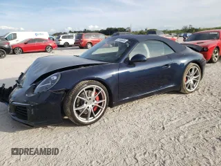 2017 Porsche 911 Carrera S with VIN WP0CB2A96HS154969, listed as a Copart auction lot 41140404 with 24,559 mi miles. Bid and sale history available at carsss.com. Image 1.