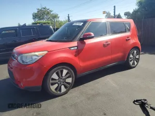 2015 Kia Soul + with VIN KNDJX3A58F7759409, listed as a Copart auction lot 54957485 with 119,899 mi miles and Clean Title. Bid and sale history available at DreamBid. Image 1.