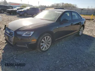 2018 Audi A4 Premium with VIN WAUDNAF45JA106830, listed as a Copart auction lot 49686585 with 36,591 mi miles and Salvage title. Bid and sale history available at DreamBid. Image 1.