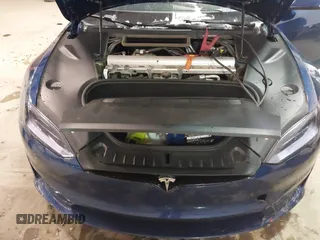2021 Tesla Model S Plaid with VIN 5YJSA1E6XMF439884, listed as a IAAI auction lot 41622750 with Not provided miles and . Bid and sale history available at DreamBid. Image 10.