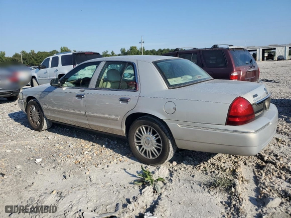 2009 Mercury Grand Marquis LS with VIN 2MEHM75V19X616257, listed as a Copart auction lot 72644514 with 121,415 mi miles and Salvage Title. Bid and sale history available at carsss.com. Image 2.