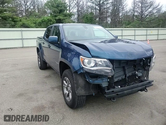 2019 Chevrolet Colorado 4WD Z71 with VIN 1GCGTDEN1K1361851, listed as a Copart auction lot 60630195 with 81,039 mi miles and Salvage title. Bid and sale history available at DreamBid. Image 14.