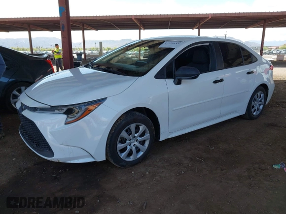 2022 Toyota Corolla LE with VIN 5YFEPMAE7NP298823, listed as a IAAI auction lot 41956183 with 41,449 mi miles. Bid and sale history available at carsss.com. Image 2.