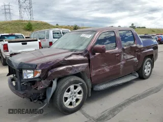 2007 Honda Ridgeline RTL w/Leather with VIN 2HJYK16587H534502, listed as a Copart auction lot 61122274 with 316,248 mi miles and Salvage Title. Bid and sale history available at carsss.com. Image 1.